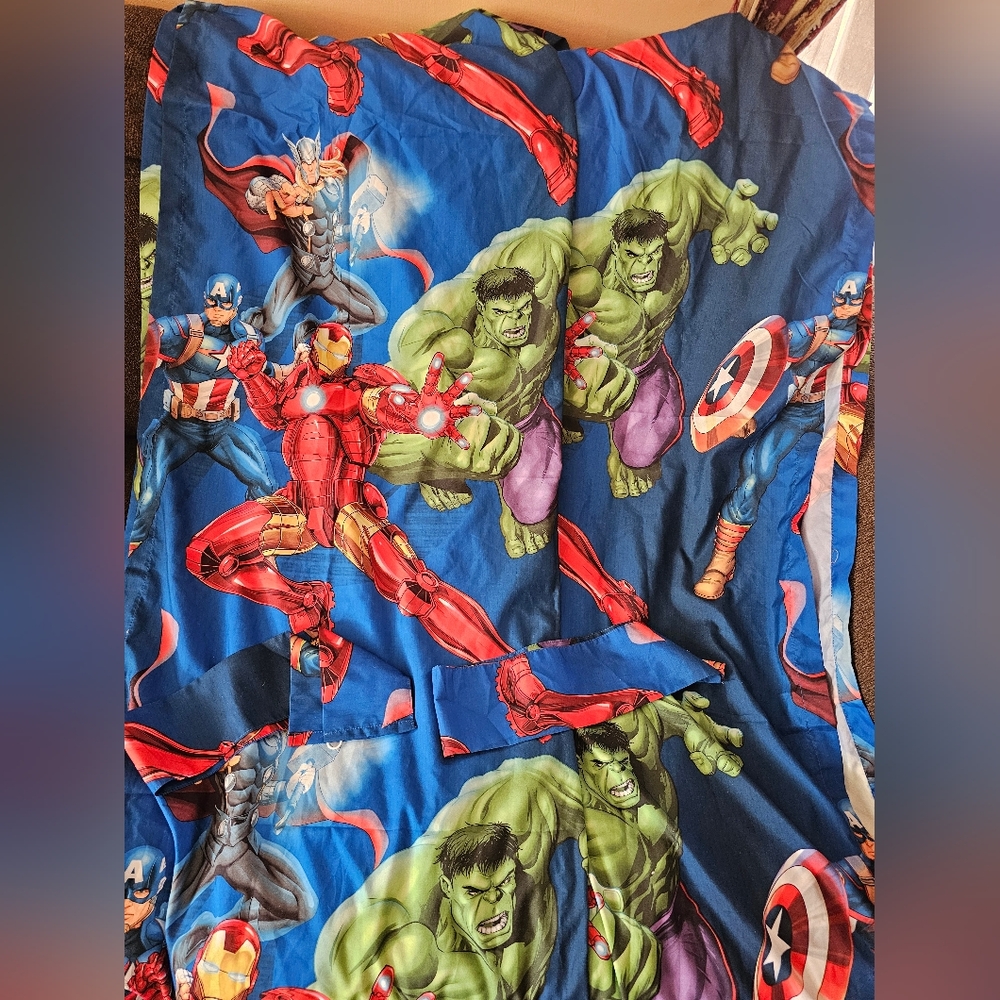 Marvel Avengers Window Panel Curtains Set